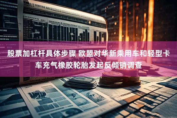 股票加杠杆具体步骤 欧盟对华新乘用车和轻型卡车充气橡胶轮胎发起反倾销调查