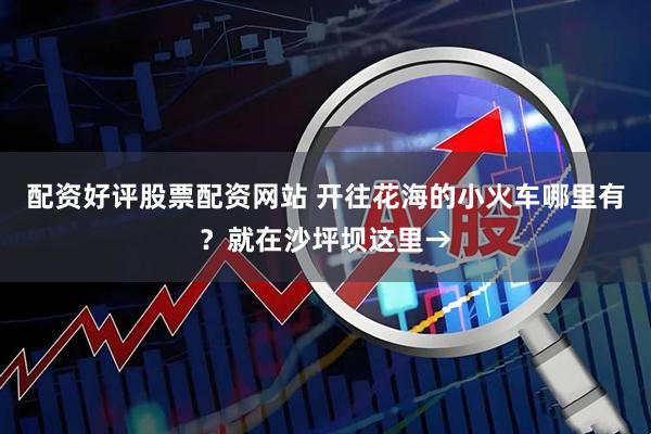 配资好评股票配资网站 开往花海的小火车哪里有？就在沙坪坝这里→